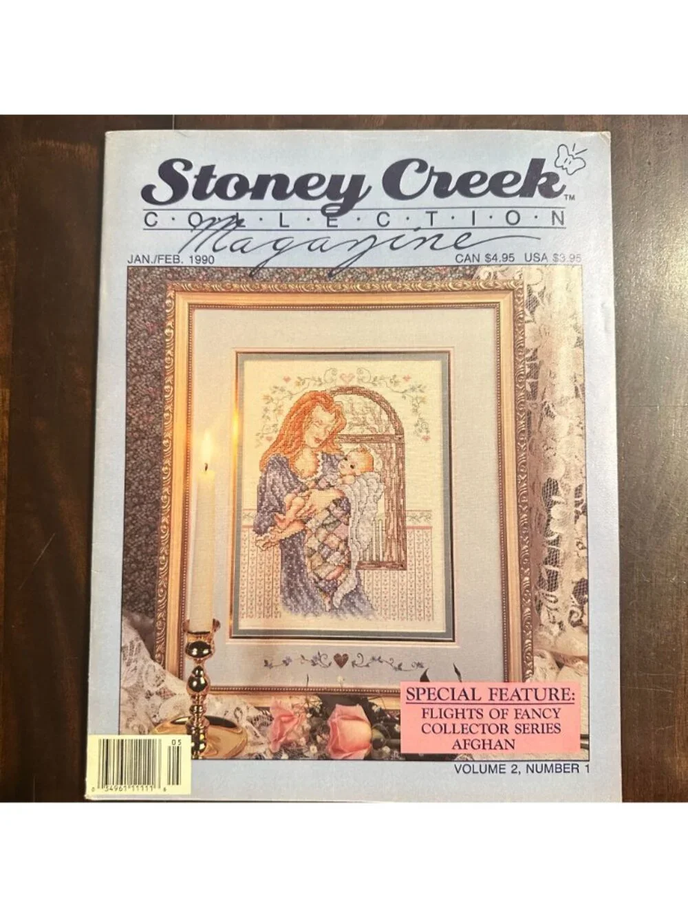 Stoney Creek Collection Magazine Mar/Apr 1990 Vol 2 No 2 Cross-Stitch Patterns
